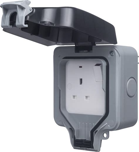 outdoor electrical switch enclosure|weatherproof outdoor switched socket.